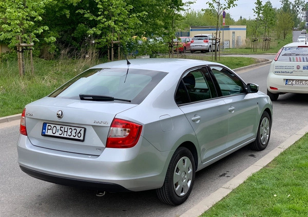Skoda RAPID cena 23900 przebieg: 156366, rok produkcji 2013 z Kalety małe 79